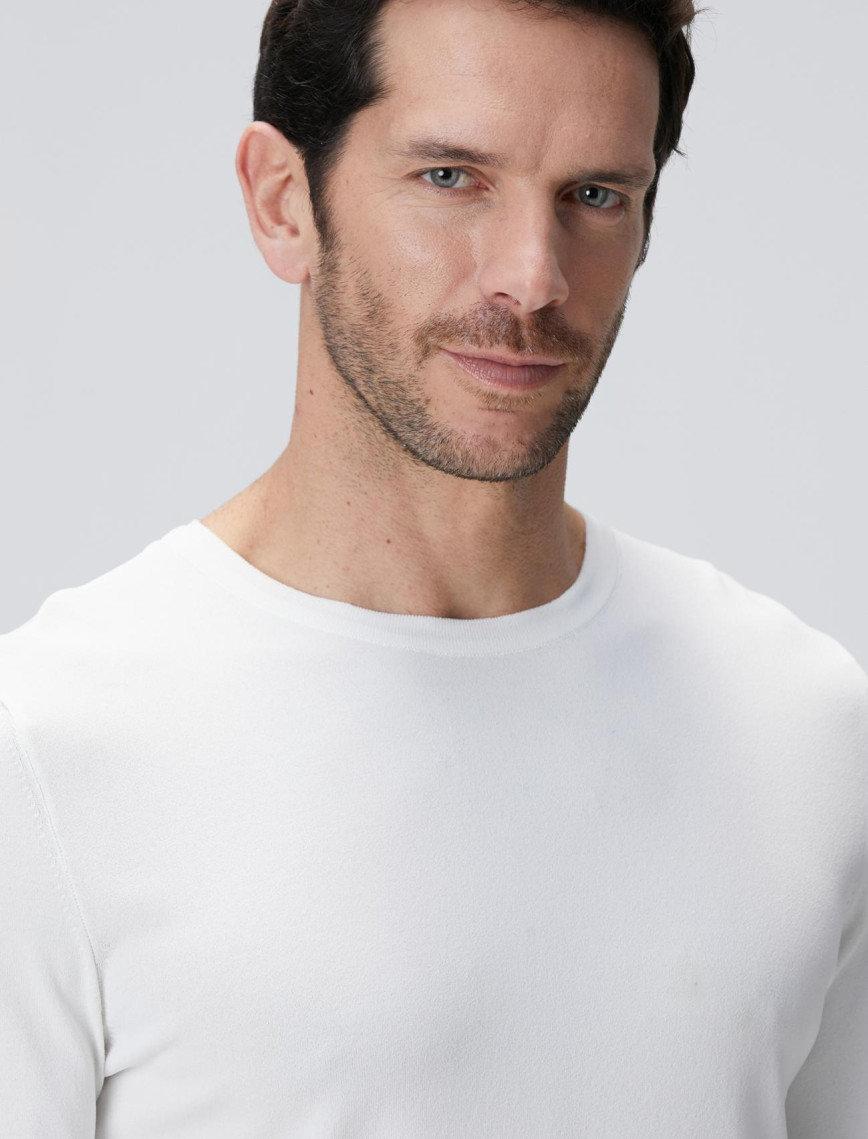 Network Erkek N-Tech Kırık Beyaz Basic Kazak Network Erkek N-Tech Kırık Beyaz Basic Kazak