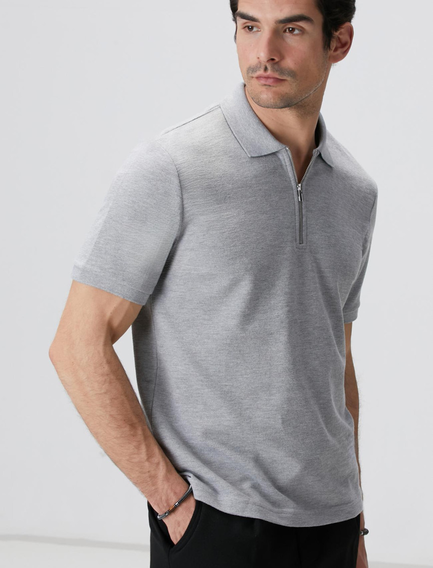 Network Erkek Gri Melanj T-shirt Network Erkek Gri Melanj T-shirt