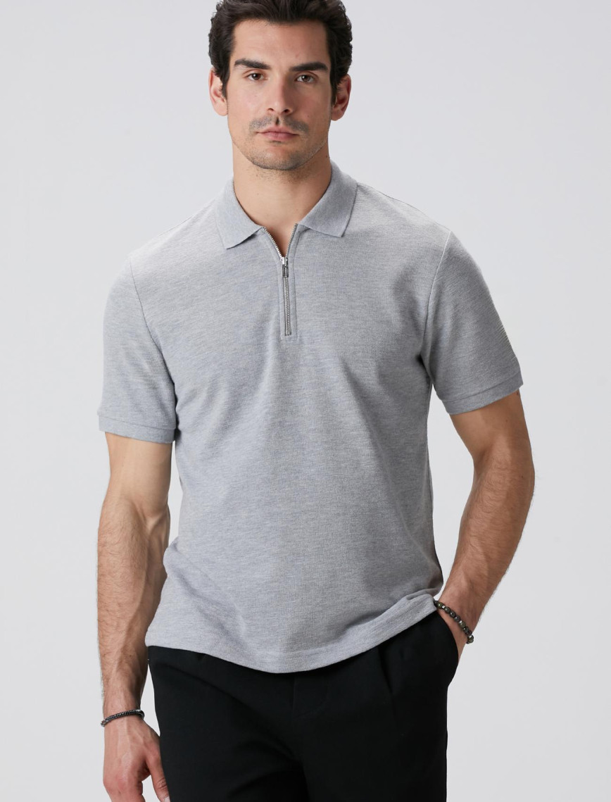 Network Erkek Gri Melanj T-shirt Network Erkek Gri Melanj T-shirt