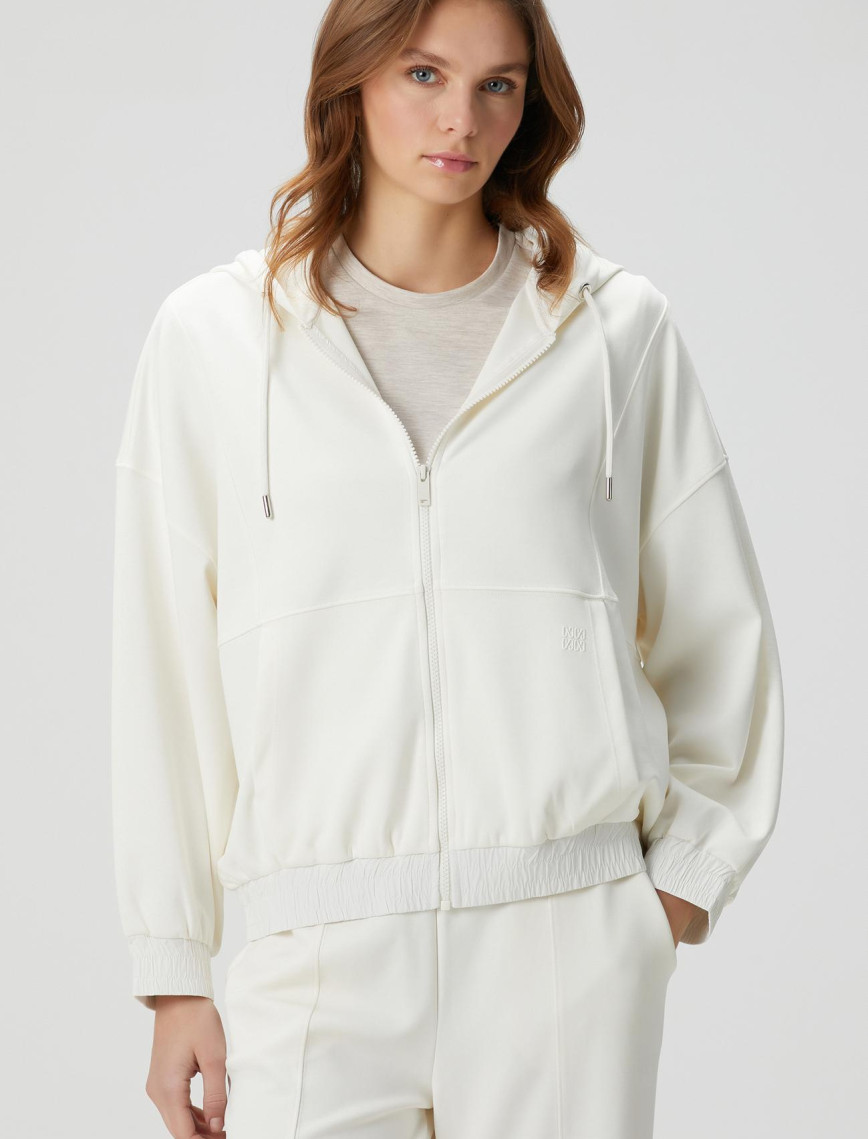 Network Kadın Kırık Beyaz Sweatshirt Network Kadın Kırık Beyaz Sweatshirt