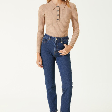 Network Kadın İndigo Denim Pantolon Network Kadın İndigo Denim Pantolon