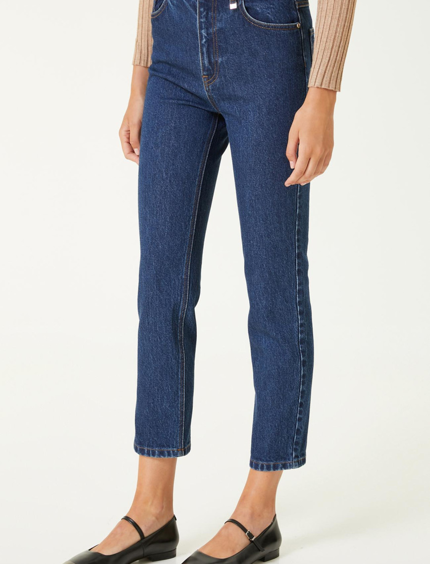 Network Kadın İndigo Denim Pantolon Network Kadın İndigo Denim Pantolon