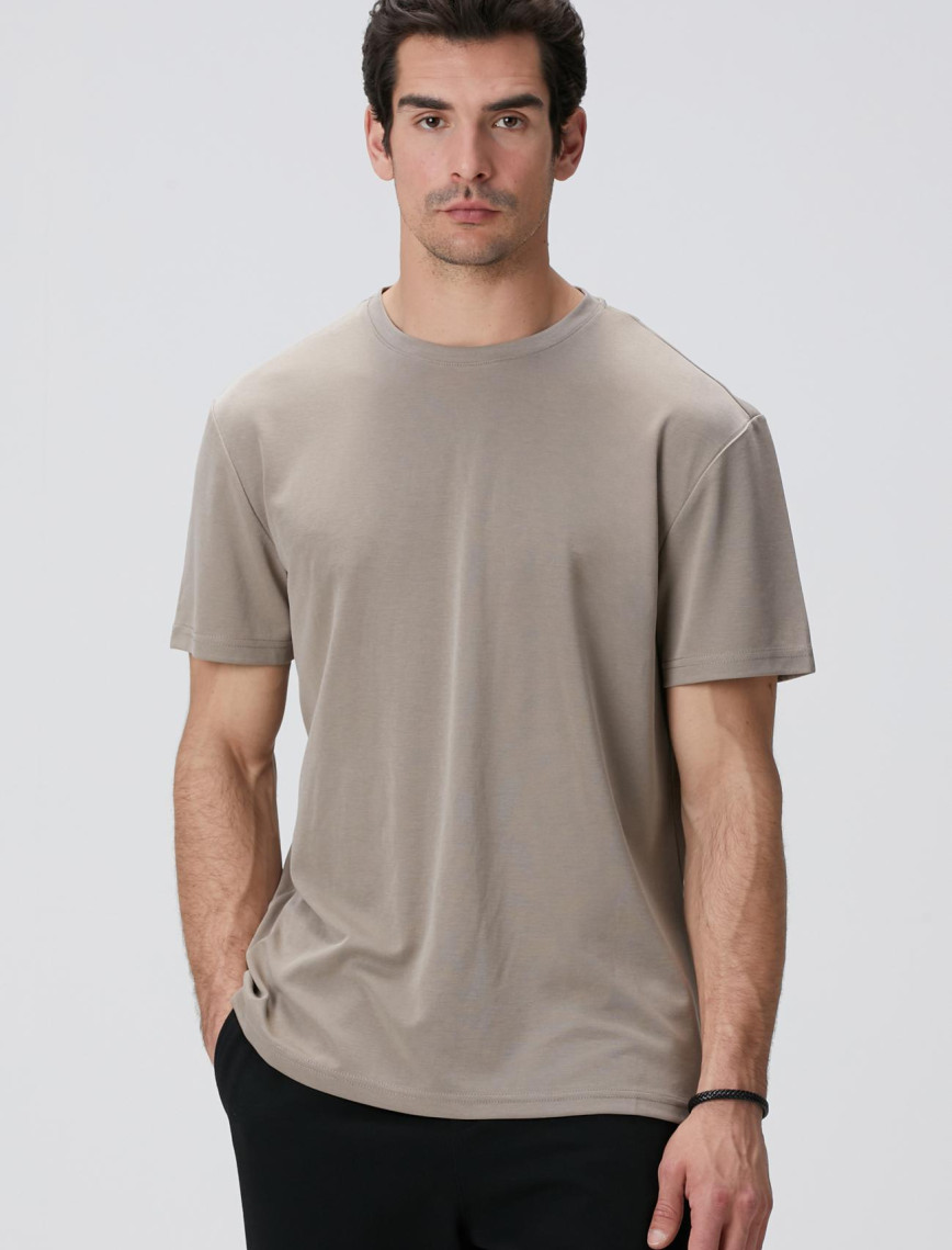 Network Erkek Lacivert Basic T-shirt