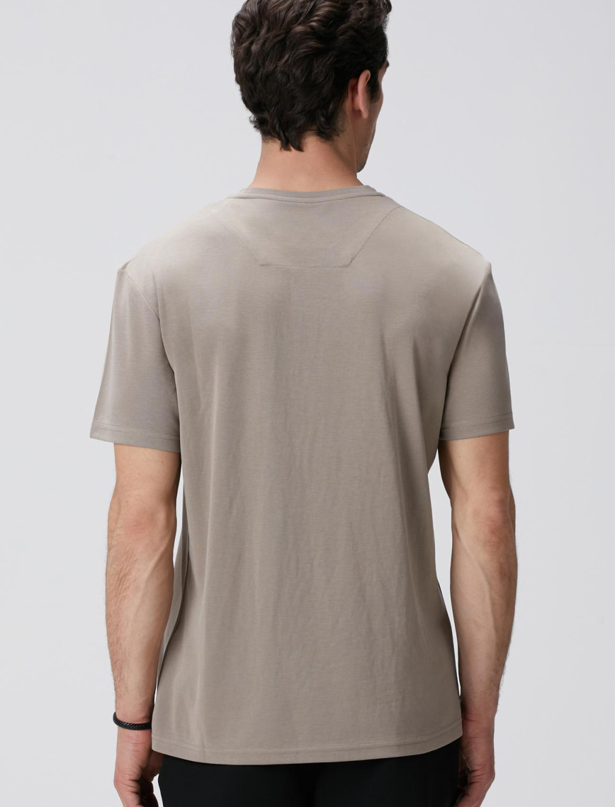 Network Erkek Vizon Basic T-shirt