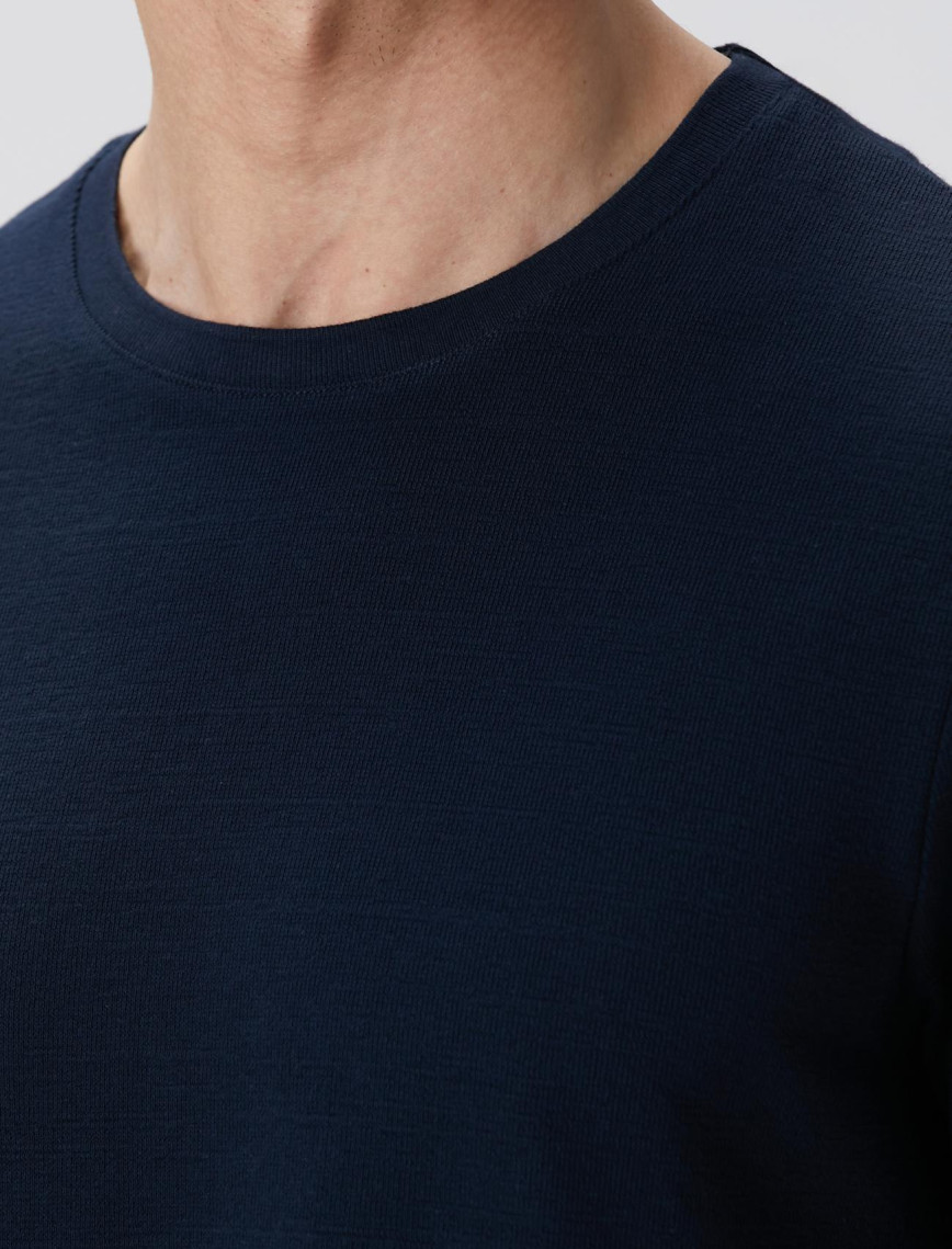 Network Erkek Lacivert Uzun Kollu Pamuk T-shirt Network Erkek Lacivert Uzun Kollu Pamuk T-shirt