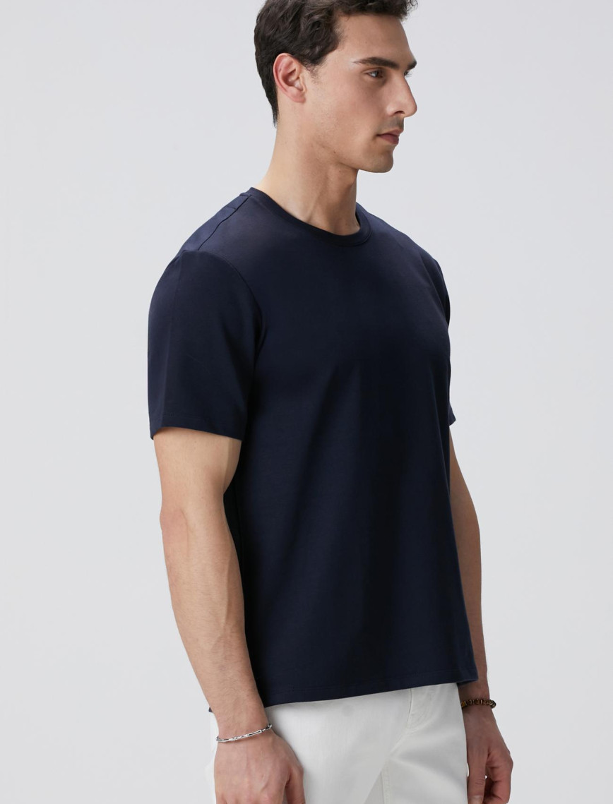 Network Erkek N-Tech Lacivert Basic T-shirt Network Erkek N-Tech Lacivert Basic T-shirt