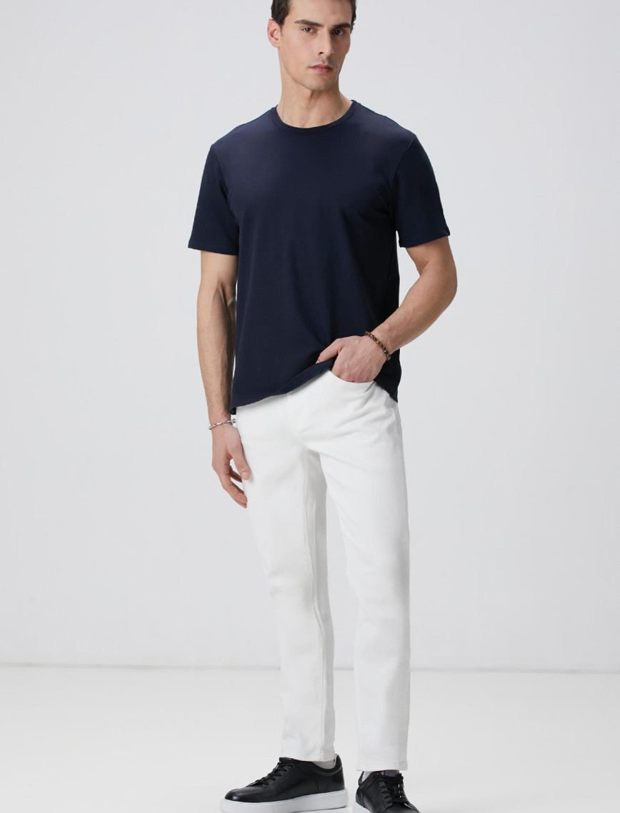 Network Erkek N-Tech Lacivert Basic T-shirt Network Erkek N-Tech Lacivert Basic T-shirt