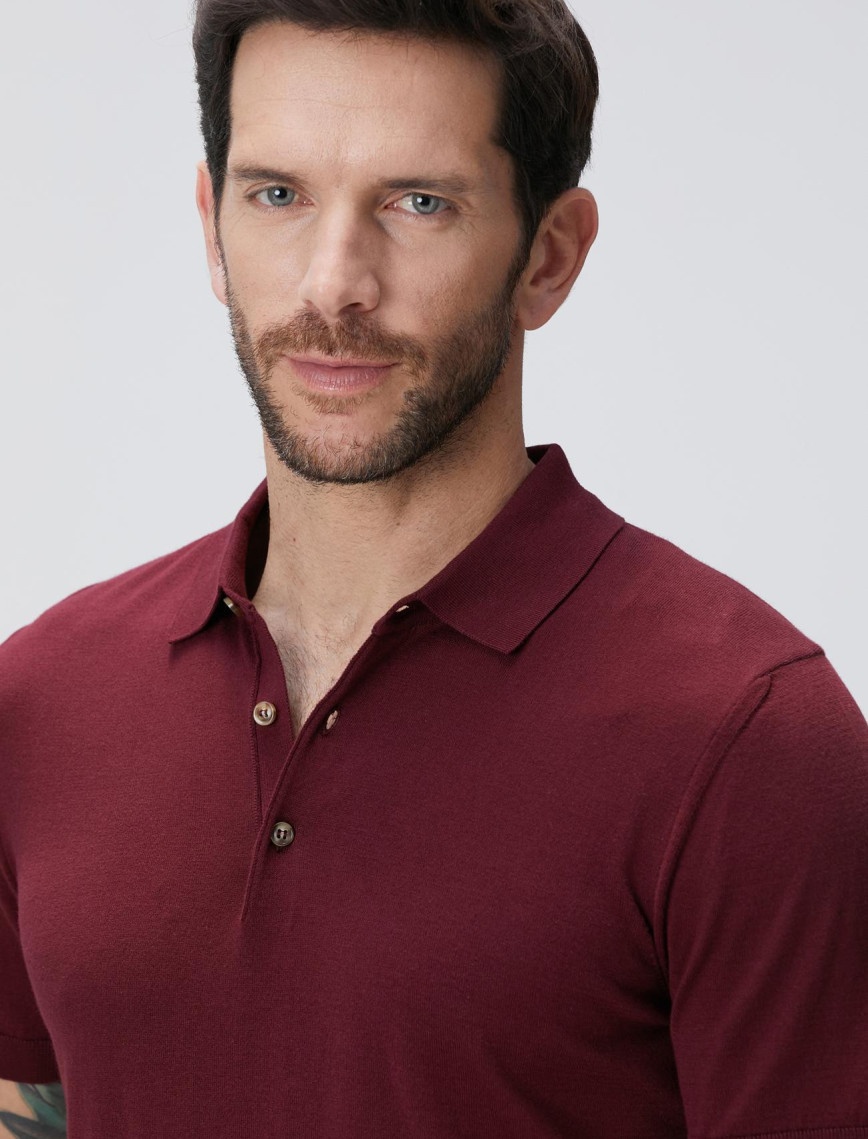 Network Erkek Bordo Polo Yaka Basic Kazak Network Erkek Bordo Polo Yaka Basic Kazak