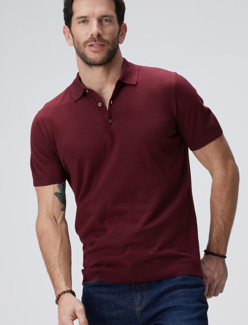 Network Erkek Bordo Polo Yaka Basic Kazak Network Erkek Bordo Polo Yaka Basic Kazak