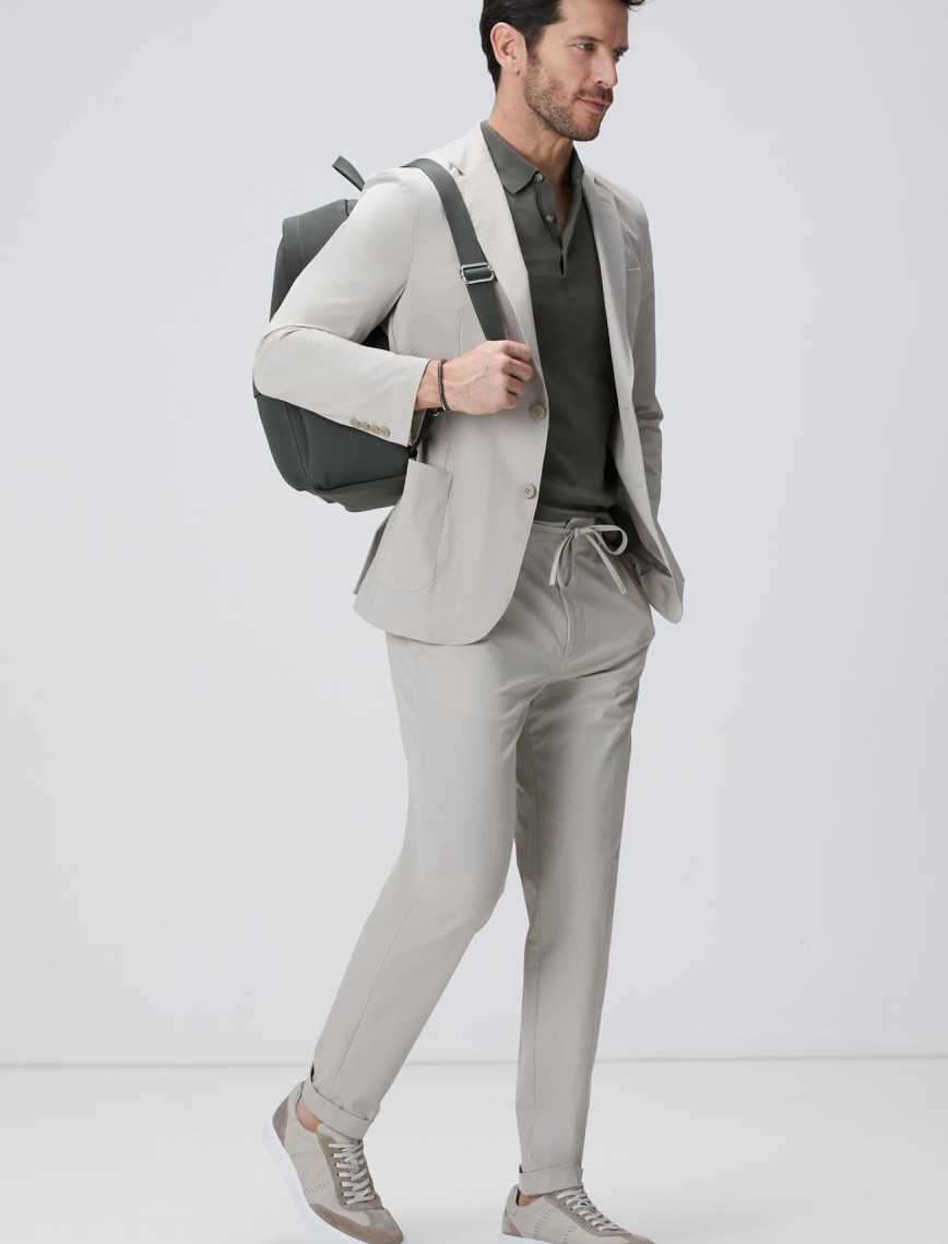 Network Erkek Haki Polo Yaka Kazak Network Erkek Haki Polo Yaka Kazak