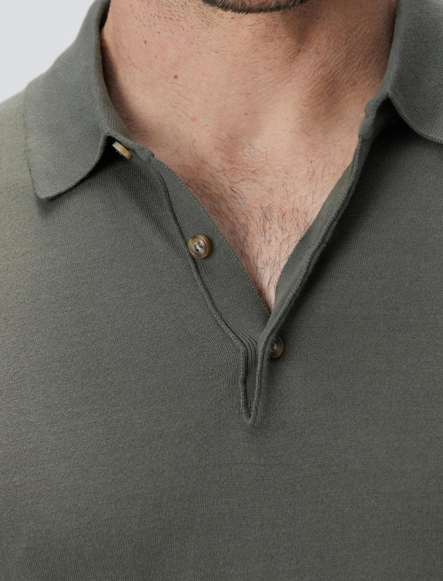 Network Erkek Haki Polo Yaka Kazak Network Erkek Haki Polo Yaka Kazak