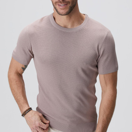 Network Erkek Pembe Jakarlı Triko Kazak Network Erkek Pembe Jakarlı Triko Kazak