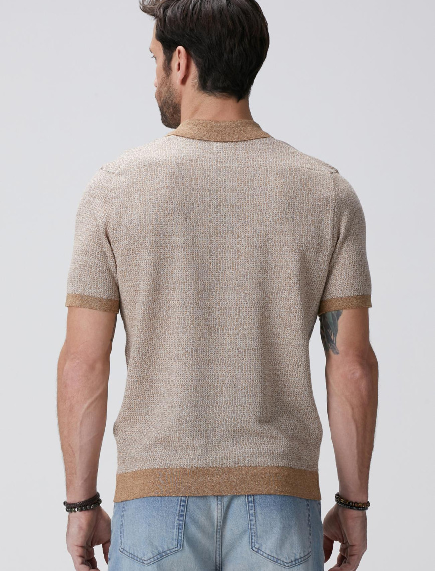 Network Erkek Limited Bej Keten Karışımlı Kazak Network Erkek Limited Bej Keten Karışımlı Kazak