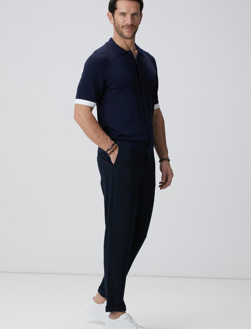 Network Erkek Lacivert Triko Hırka Network Erkek Lacivert Triko Hırka