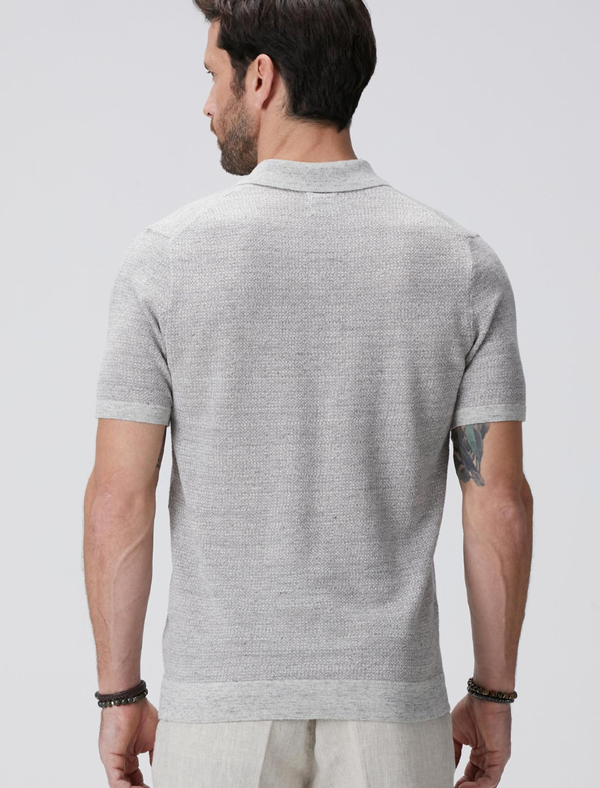 Network Erkek Limited Gri Keten Karışımlı Kazak Network Erkek Limited Gri Keten Karışımlı Kazak