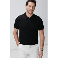 Network Erkek Siyah Kısa Kollu Kazak Network Erkek Siyah Kısa Kollu Kazak