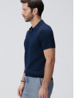 Network Erkek Lacivert Polo Yaka Kazak Network Erkek Lacivert Polo Yaka Kazak