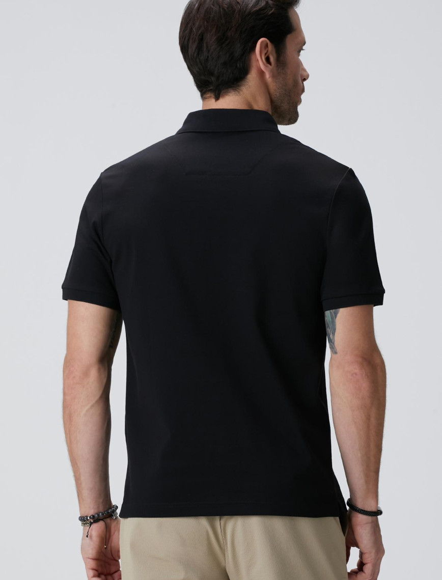 Network Erkek N-Tech Siyah Polo Yaka T-shirt Network Erkek N-Tech Siyah Polo Yaka T-shirt