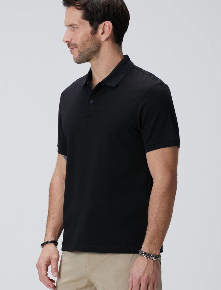 Network Erkek N-Tech Siyah Polo Yaka T-shirt Network Erkek N-Tech Siyah Polo Yaka T-shirt