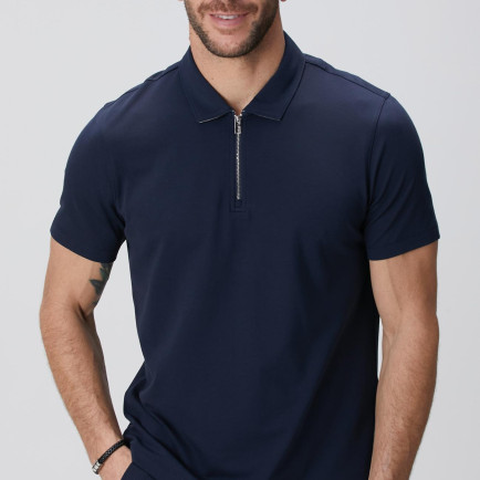 Network Erkek N-Tech Lacivert Polo Yaka Merserize T-shirt Network Erkek N-Tech Lacivert Polo Yaka Merserize T-shirt