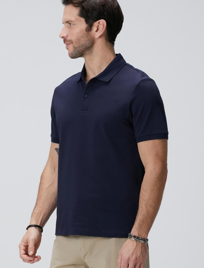 Network Erkek N-Tech Lacivert Polo Yaka T-shirt