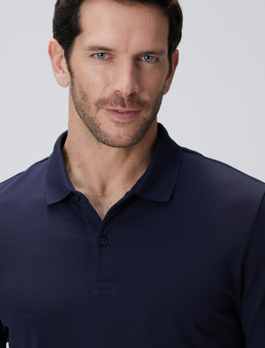 Network Erkek N-Tech Lacivert Polo Yaka T-shirt