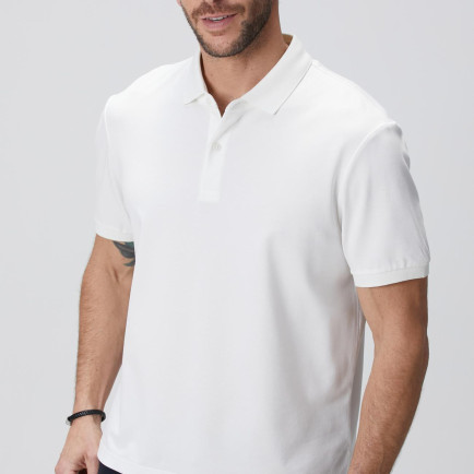 Network Erkek N-Tech Beyaz Polo Yaka T-shirt Network Erkek N-Tech Beyaz Polo Yaka T-shirt