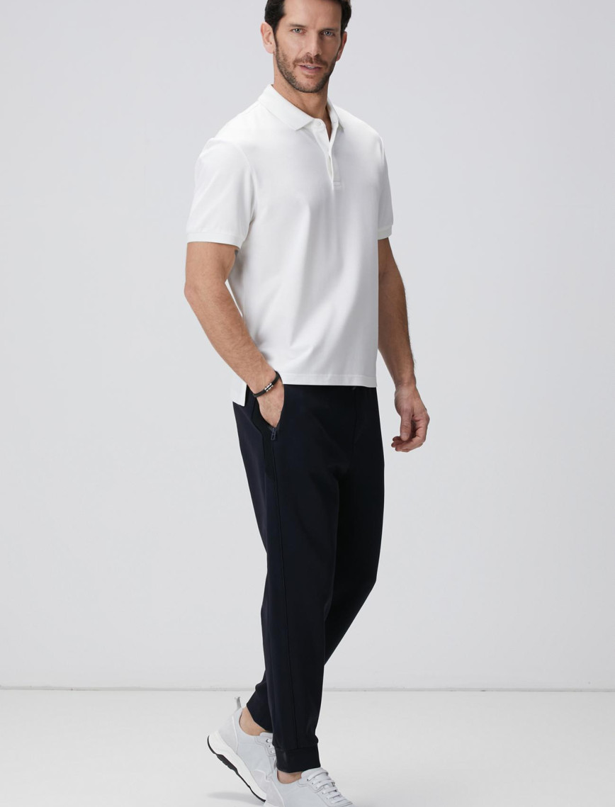 Network Erkek N-Tech Beyaz Polo Yaka T-shirt Network Erkek N-Tech Beyaz Polo Yaka T-shirt