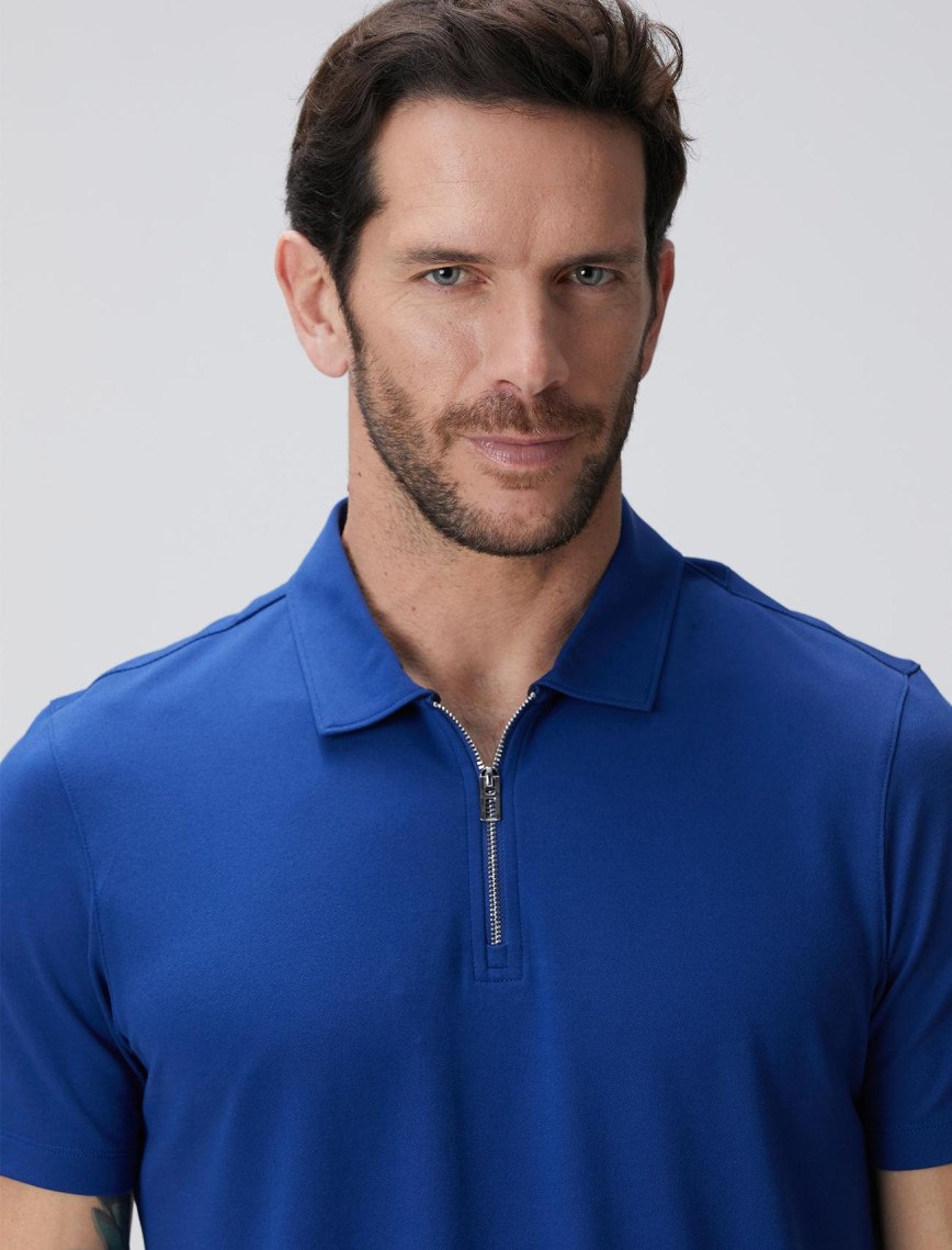 Network Erkek N-Tech Saks Polo Yaka Merserize T-shirt Network Erkek N-Tech Saks Polo Yaka Merserize T-shirt