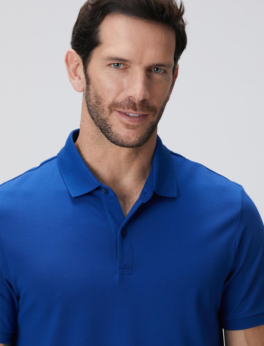 Network Erkek N-Tech Saks Polo Yaka T-shirt Network Erkek N-Tech Saks Polo Yaka T-shirt