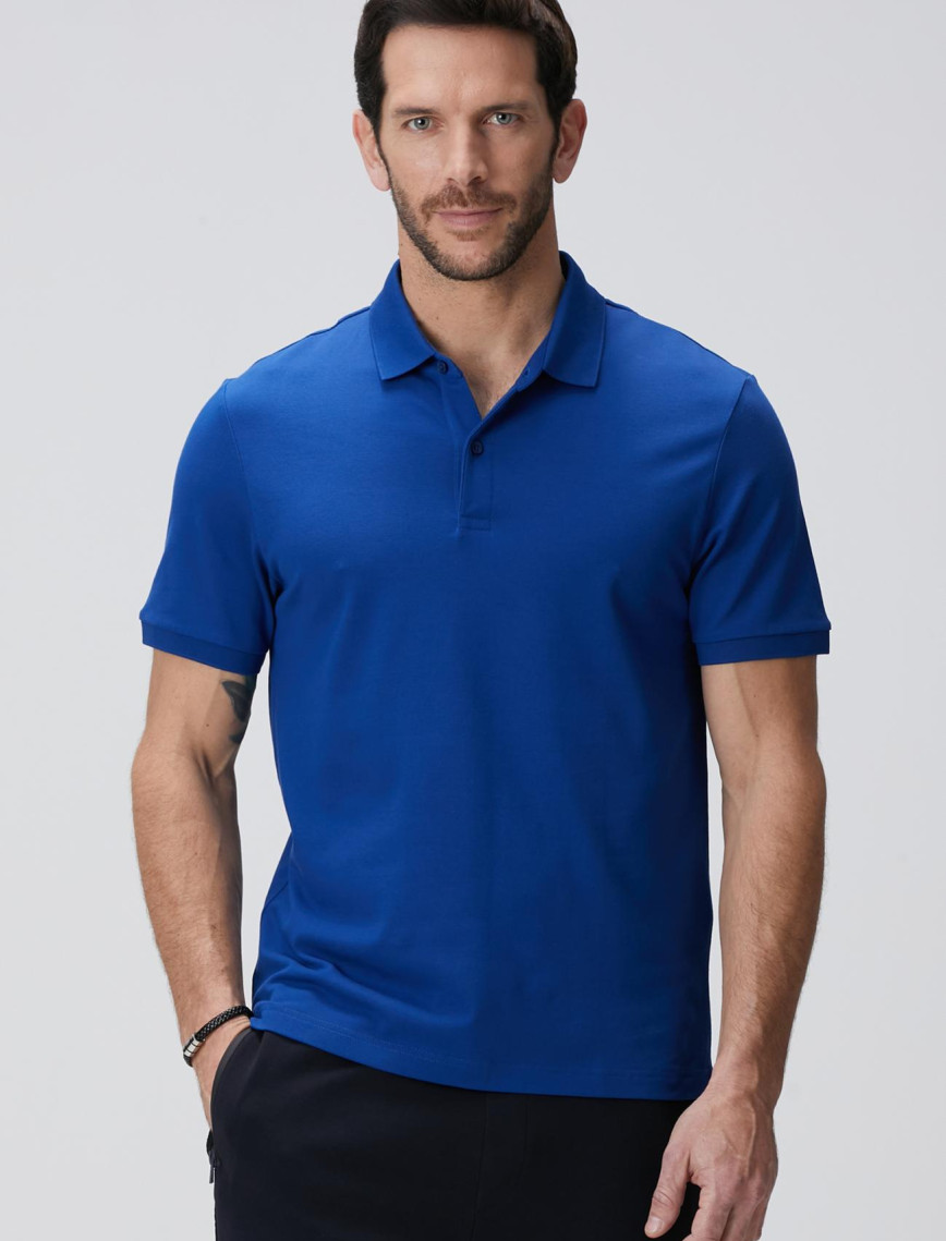 Network Erkek N-Tech Saks Polo Yaka T-shirt Network Erkek N-Tech Saks Polo Yaka T-shirt