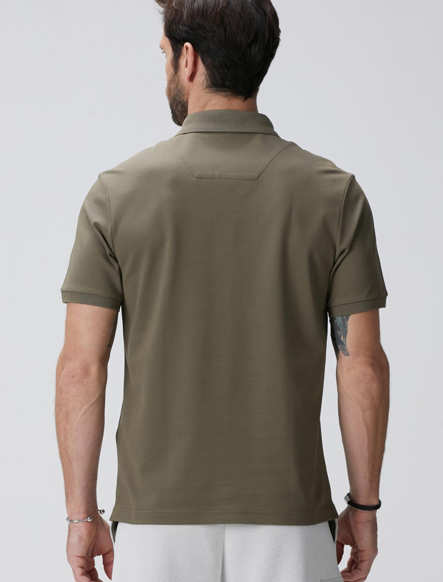 Network Erkek N-Tech Haki Polo Yaka T-shirt Network Erkek N-Tech Haki Polo Yaka T-shirt