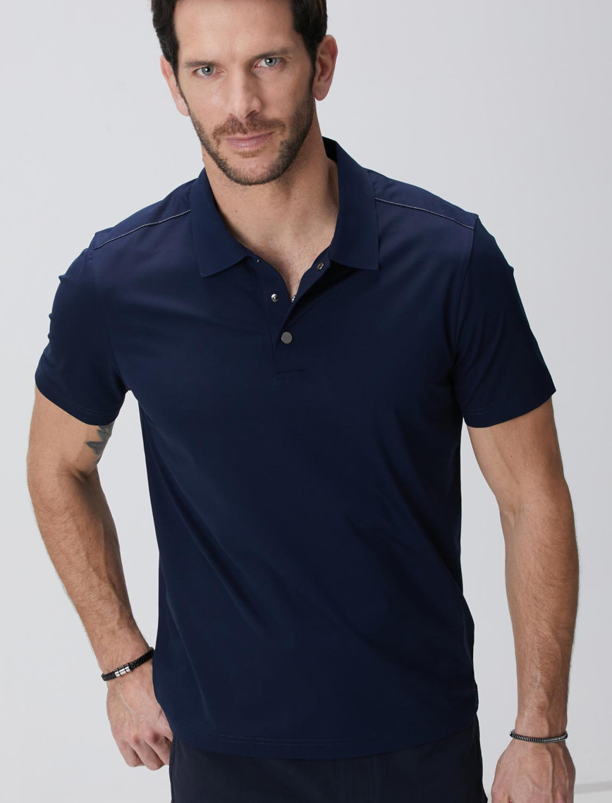 Network Erkek N-Tech Lacivert Polo Yaka T-shirt Network Erkek N-Tech Lacivert Polo Yaka T-shirt