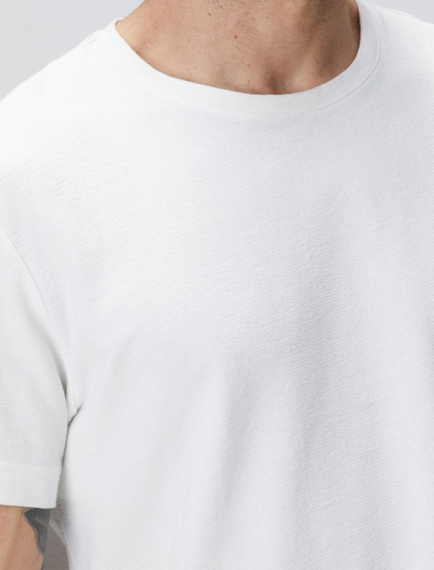 Network Erkek Kırık Beyaz T-shirt Network Erkek Kırık Beyaz T-shirt