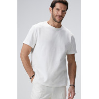 Network Erkek Kırık Beyaz T-shirt Network Erkek Kırık Beyaz T-shirt