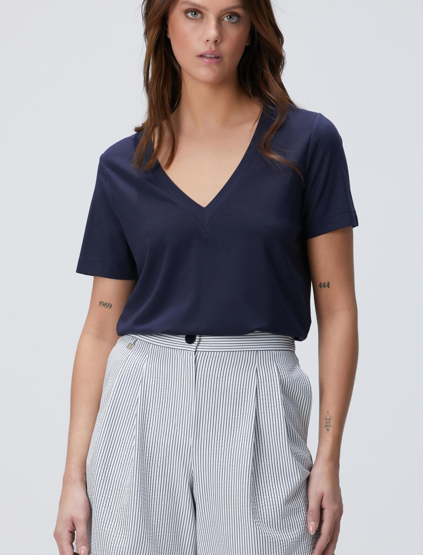 Network Kadın Lacivert T-shirt Network Kadın Lacivert T-shirt