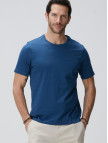 Network Erkek Indigo Basic T-shirt Network Erkek Indigo Basic T-shirt