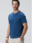 Network Erkek Indigo Basic T-shirt Network Erkek Indigo Basic T-shirt