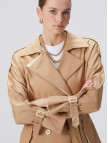 Network Kadın Bej Kruvaze Trench Coat Network Kadın Bej Kruvaze Trench Coat