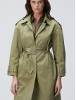 Network Kadın Haki Kemerli Pardösü Network Kadın Haki Kemerli Pardösü