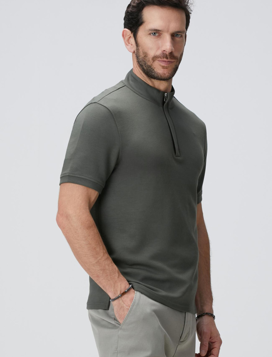 Network Erkek Haki Kısa Kollu Sweatshirt Network Erkek Haki Kısa Kollu Sweatshirt