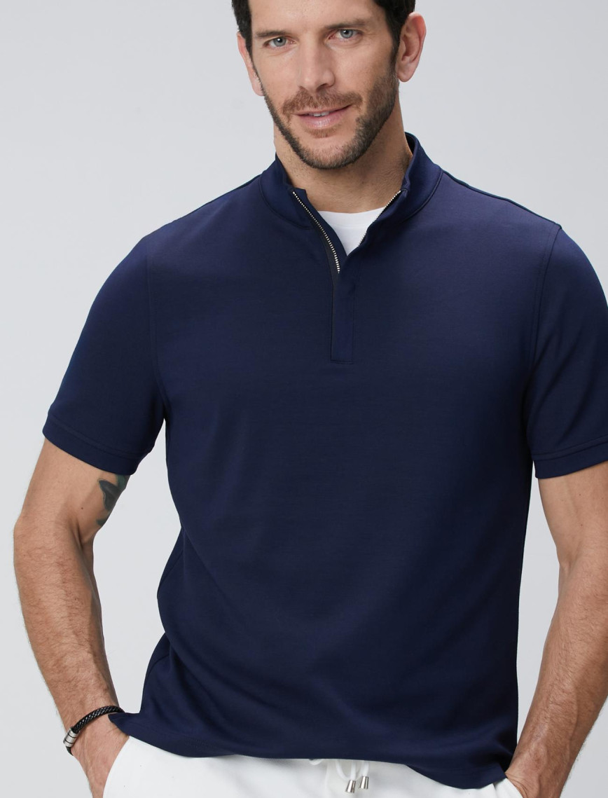 Network Erkek Lacivert Kısa Kollu Sweatshirt Network Erkek Lacivert Kısa Kollu Sweatshirt