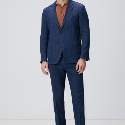 Network Erkek Lacivert Keten Karışımlı Pantolon Network Erkek Lacivert Keten Karışımlı Pantolon