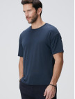 Network Erkek Lacivert Basic T-shirt