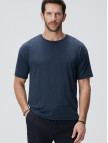 Network Erkek Lacivert Basic T-shirt