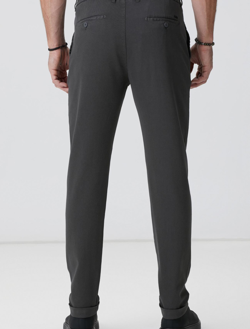 Network Erkek Antrasit Diyagonal Desenli Jogger Pantolon Network Erkek Antrasit Diyagonal Desenli Jogger Pantolon