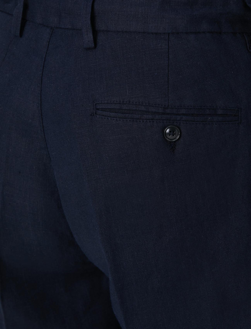 Network Erkek Lacivert Keten Pantolon Network Erkek Lacivert Keten Pantolon