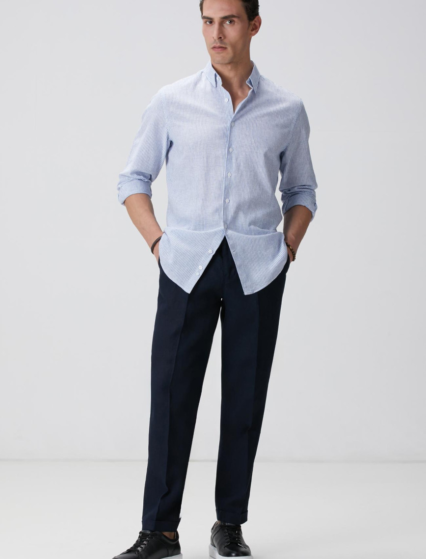 Network Erkek Siyah Keten Jogger Pantolon Network Erkek Siyah Keten Jogger Pantolon