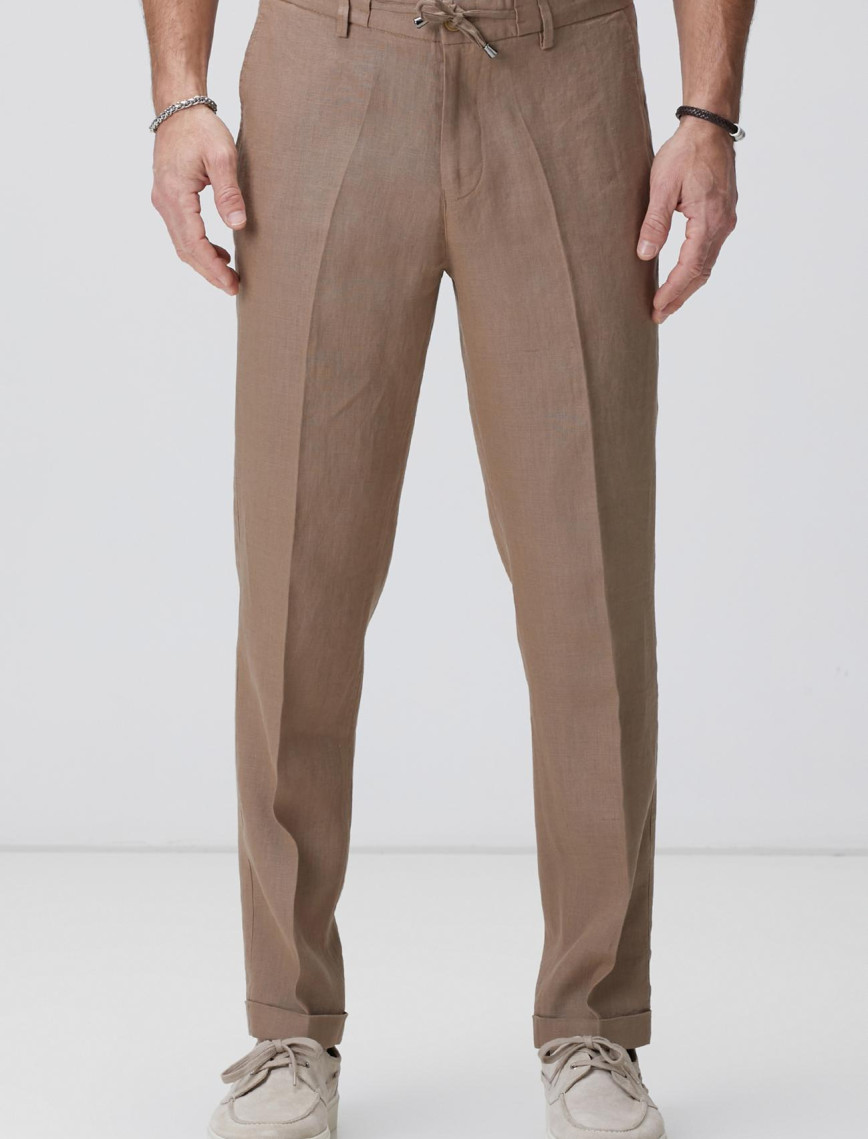 Network Erkek Vizon Keten Jogger Pantolon Network Erkek Vizon Keten Jogger Pantolon