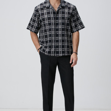 Network Erkek Siyah Keten Jogger Pantolon Network Erkek Siyah Keten Jogger Pantolon